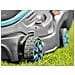 14632-55 Tagliaerba a Spinta Batteria Nero /Azzurro - Foto miniatura 2