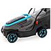 14632-55 Tagliaerba a Spinta Batteria Nero /Azzurro - Foto miniatura 3