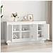 Credenza Bianca 102x35x55 cm in Legno Multistrato - Foto miniatura 3