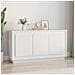 Credenza Bianca 102x35x55 cm in Legno Multistrato - Foto miniatura 1