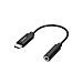 00205282 cavo per cellulare Nero USB C 3.5mm - Foto miniatura 1
