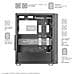 MC-3000, Midi Tower PC ATX / Micro-ATX / Mini-ITX 2 Porte USB 2.0 tipo A / 1 Porta USB 3.2 (G1) tipo A Colore Nero - Foto miniatura 5