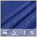 Vela Parasole 160 G /m Rettangolare Blu 3x4,5 M In Hdpe - Foto miniatura 9