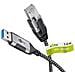 74393 adattatore per inversione del genere dei cavi USB 3.0 type A RJ45 Nero, Argento - Foto miniatura 6