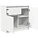 Credenza con Cassetto Bianco 71x35x65 cm in Legno Multistrato - Foto miniatura 2