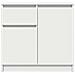 Credenza con Cassetto Bianco 71x35x65 cm in Legno Multistrato - Foto miniatura 3