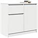 Credenza con Cassetto Bianco 71x35x65 cm in Legno Multistrato - Foto miniatura 6