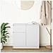 Credenza con Cassetto Bianco 71x35x65 cm in Legno Multistrato - Foto miniatura 7