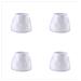 4 Pezzi Proteggi Gambe Sedie In Silicone, Proteggi Pavimento Per Gambe Mobili Per Pavimenti In Legno White - Foto miniatura 1