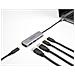 Hub USB 5 Gbps a 2 porte USB Type-C e 2 porte Tipo-A con connettore USB Type-C - Foto miniatura 2