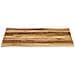 Piano Tavolo Bordi Vivi 100x80x3,8 Cm Legno Di Mango Grezzo - Foto miniatura 3