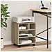 Supporto Per Stampante Con Ruote Rovere Sonoma 41x32x48 Cm - Foto miniatura 3