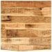 Piano Tavolo 80x80x3,8cm Bordi Vivi Legno Massello Mango Grezzo - Foto miniatura 1