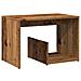 Tavolino Legno Vecchio 59x36x38 Cm In Legno Multistrato - Foto miniatura 2