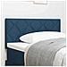 Testiera  Design Blocchi a Diamante Blu 90 cm Tessuto - Foto miniatura 2