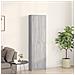 Armadio Grigio Sonoma 55x25x189 cm Legno Ingegnerizzato - Foto miniatura 4