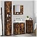 Set di mobili per il bagno 4 pcs Rovere fumo 61 x 35 x 64 cm - Foto miniatura 4