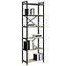 Libreria rovere sonoma 60 x 30 x 188 cm Legno multistrato - Foto miniatura 3