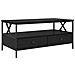 Tavolino da salotto with Drawer Rovere nero 100 x 51 x 45 cm - Foto miniatura 1