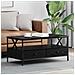 Tavolino da salotto with Drawer Rovere nero 100 x 51 x 45 cm - Foto miniatura 2