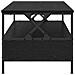 Tavolino da salotto with Drawer Rovere nero 100 x 51 x 45 cm - Foto miniatura 7