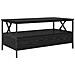 Tavolino da salotto with Drawer Rovere nero 100 x 51 x 45 cm - Foto miniatura 8
