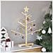 Albero di Natale in legno Naturale 75 cm Legno di pino massello - Foto miniatura 4