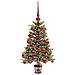 Albero di Natale con 150 LED con supporto Verde 65 cm PE - Foto miniatura 3