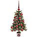 Albero di Natale con 150 LED con supporto Verde 65 cm PE - Foto miniatura 4