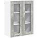 Armadio pensile con porta Riga Grigio cemento 60 x 31 x 80 cm - Foto miniatura 1