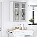 Armadio pensile con porta Riga Grigio cemento 60 x 31 x 80 cm - Foto miniatura 4