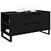 Tavolino da salotto Rovere Nero 102 x 44,5 x 50 cm - Foto miniatura 3
