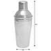 Shaker per cocktail in acciaio inossidabile KH-1239 da 500 ml - Foto miniatura 3
