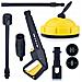 Set Di Accessori Per Idropulitrice Compatibile Con Kärcher K2-k7 - Pistola Con Lancia Vario E Spazzola T-racer | Sistema Bayonet - Foto miniatura 1