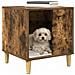 Cuccia per cani Rovere fumé 44 x 42 x 49 cm Legno multistrato - Foto miniatura 3