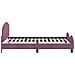 Struttura letto bambini con testata Viola 90 x 200 cm Velluto - Foto miniatura 6
