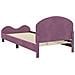 Struttura letto bambini con testata Viola 90 x 200 cm Velluto - Foto miniatura 7