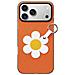 Cover per iPhone 17 Pro - PC+Pelle /PU, Arancione, Con Anillo - Foto miniatura 4