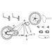 Bicicletta per Bambini 12 Pollici per bambini di 2-4 anni Nero - Foto miniatura 8