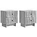 Armadio da Notte 2 pcs Grigio Sonoma 43 x 34,5 x 47,5 cm - Foto miniatura 1
