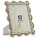 Cornice Portafoto Florence Argento Barocca Con Rose E Volute 20x25 Cm - Foto miniatura 1