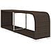 Set Divani da Giardino 8 pz con Cuscini in Polyrattan Marrone - Foto miniatura 8