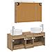 Set di mobili per il bagno 4 pcs Rovere Artigianale - Foto miniatura 8