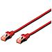 Cavo Rete S-Ftp Cat. 6 Doppia Schermatura Ls0H 0.5 m - Rosso - Foto miniatura 2