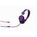 Cuffie con Microfono per PC Connessione Cavo Viola 120 cm - Foto miniatura 1