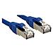 Cavo Patch Cat. 6 S / FTP PIMF privo di Alogeni, blu 20m - Foto miniatura 1