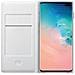 LED View Flip Cover per Galaxy S10+ Colore Bianco - Foto miniatura 4