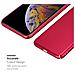 Custodia Compatibile Con Apple Iphone Xs Max In Rosso Metallo - Hard Case Coperchio Protettivo In Look Metallico Contro I Graffi E Gli Urti - Foto miniatura 6