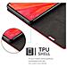 Custodia Compatibile Con Xiaomi Mi Mix 2s In Rosso Mela - Coperchio Protettiva Con Chiusura Magnetica, Funzione Stand E Tasca Per Le Carte - Foto miniatura 6
