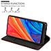 Custodia Compatibile Con Xiaomi Mi Mix 2s In Rosso Mela - Coperchio Protettiva Con Chiusura Magnetica, Funzione Stand E Tasca Per Le Carte - Foto miniatura 7